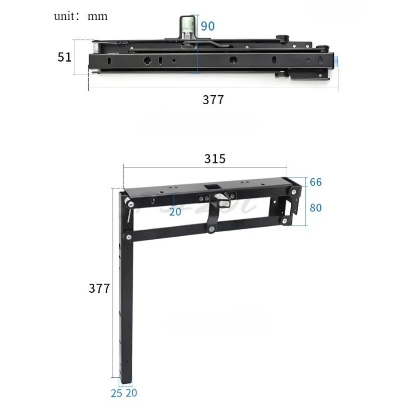 Shoe Changing Stool Stainless Steel Folding Stool Hardware Accessories Portable Hidden Folding Stool Hardware Entrance