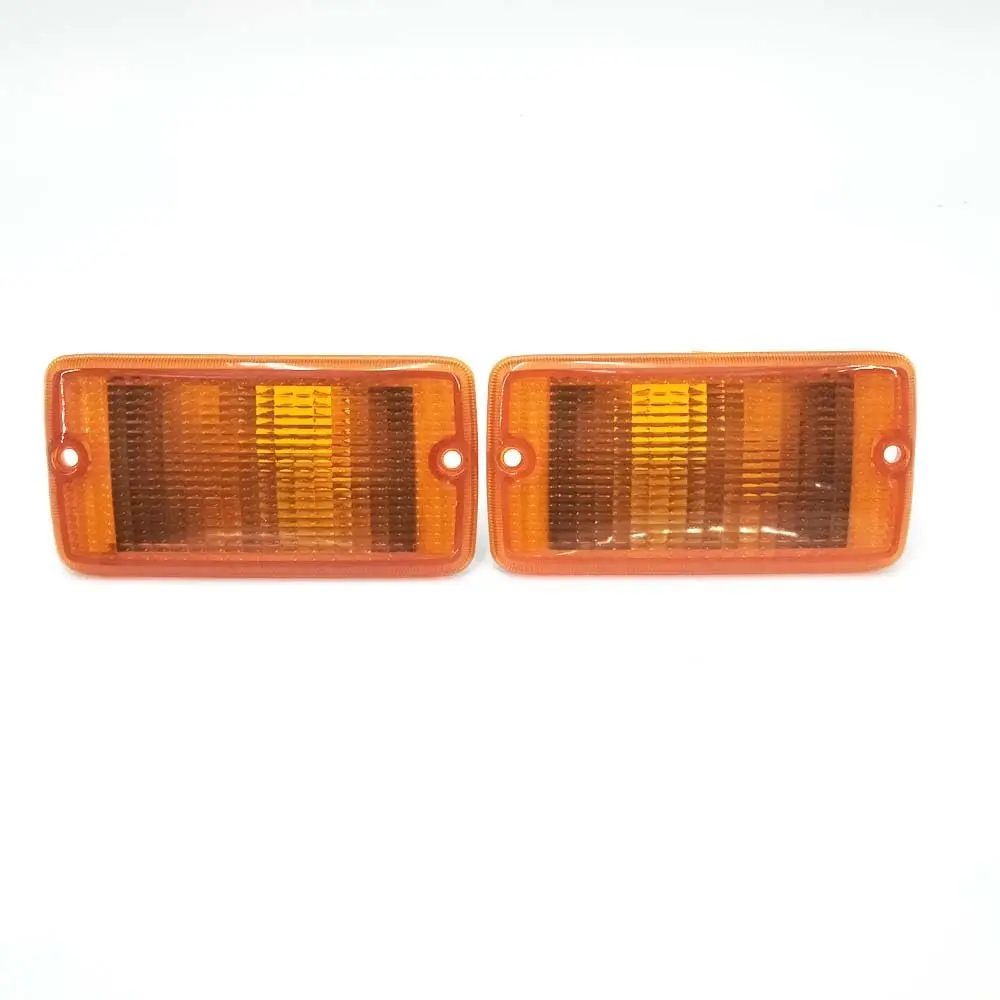 

2pcs Amber Lens Front Parking Turn Signal Light Shell for Wrangler 2001-2006