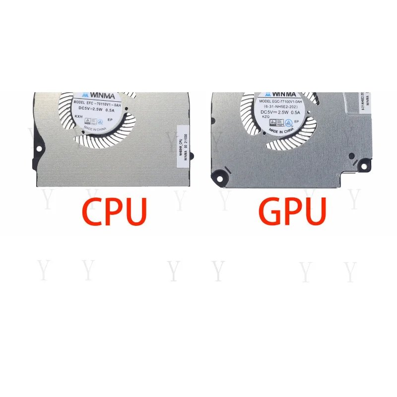

Y+ Laptop CPU GPU Cooling Fan for Shinelon T3 PRO 6-31-NH5E2-202 EGC-77100V1-0AH