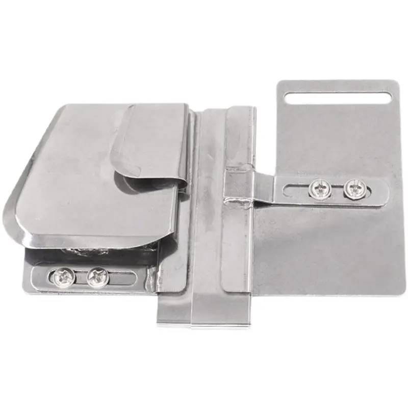 ABWR-Sewing Machine Accessories 10Mm Flat Car Zipper Puller Stainless Steel Width Adjustable Edge Binding Binder And Sewing Tool