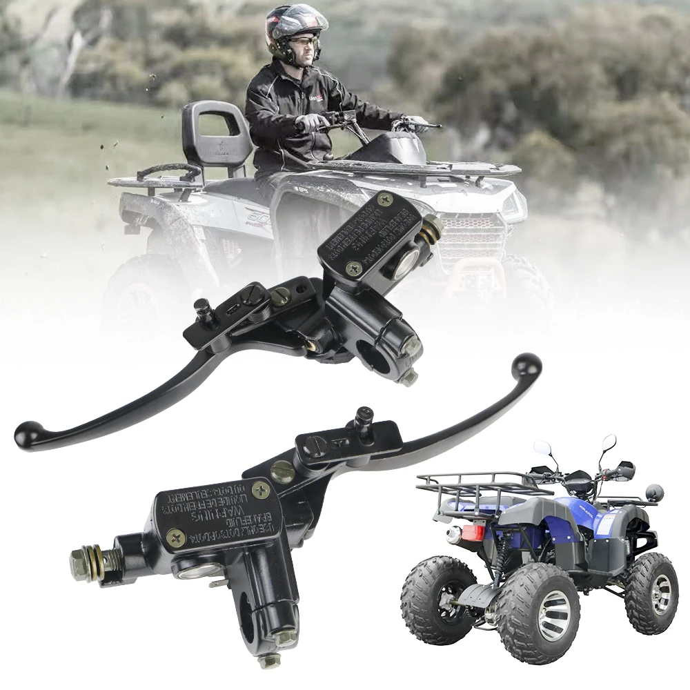 For Universal 50cc-250cc Dirt Bike ATV Four-wheel Clutch Lever Pump Motorcycle Cylinder Hydraulic Brake Lever Left Right