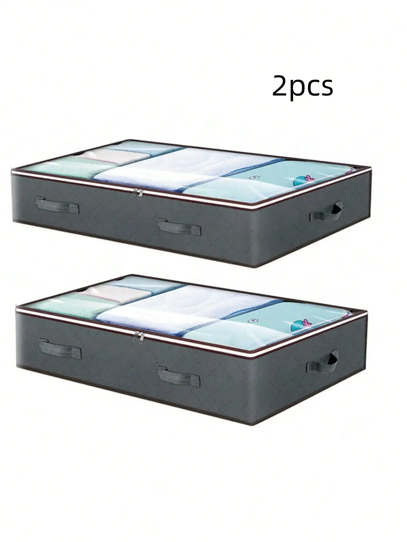 

Multifunctional Large-Capacity Clothing Storage Quilt Bag, Non-Woven Fabric Storage Bag on the Bed, Home Fabric Clothes, Quilt Dust Cover Storage Box, Moving Bag, Thickeneded, Durable and Foldable, Suitable for Socks, Sweaters, Quilts, Sundries, Daily Nec