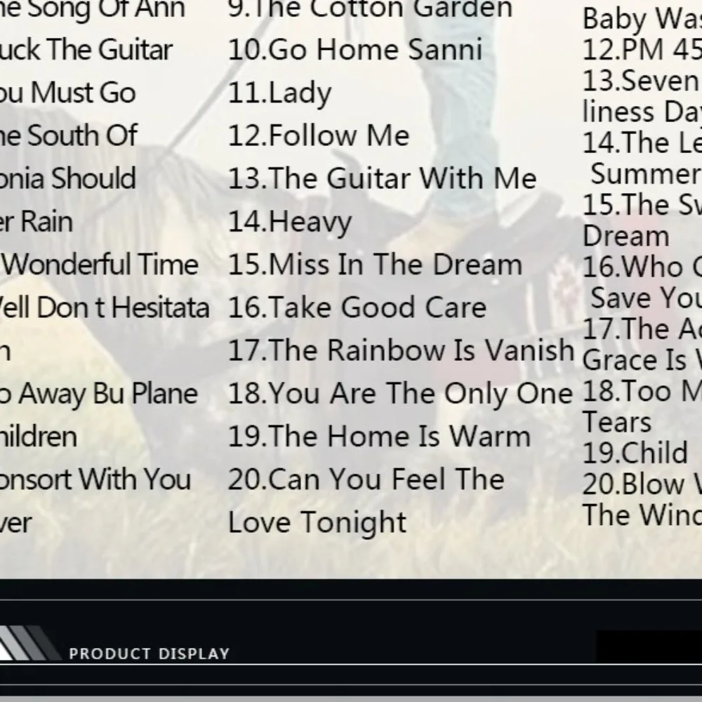 American Country Folk Classic Oldies Vinyl Style 3CD Car & Home Music Collection