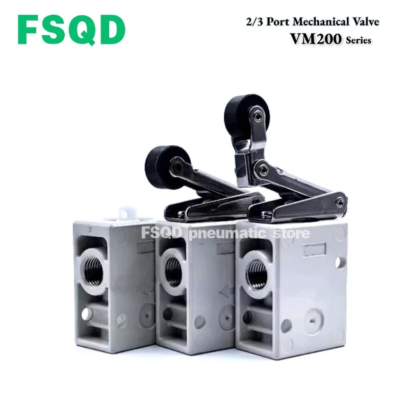 VM230-02-00A VM230-02-01A VM230-02-01SA hand valve mechanical valve pneumatic component stainless steel roller VM series