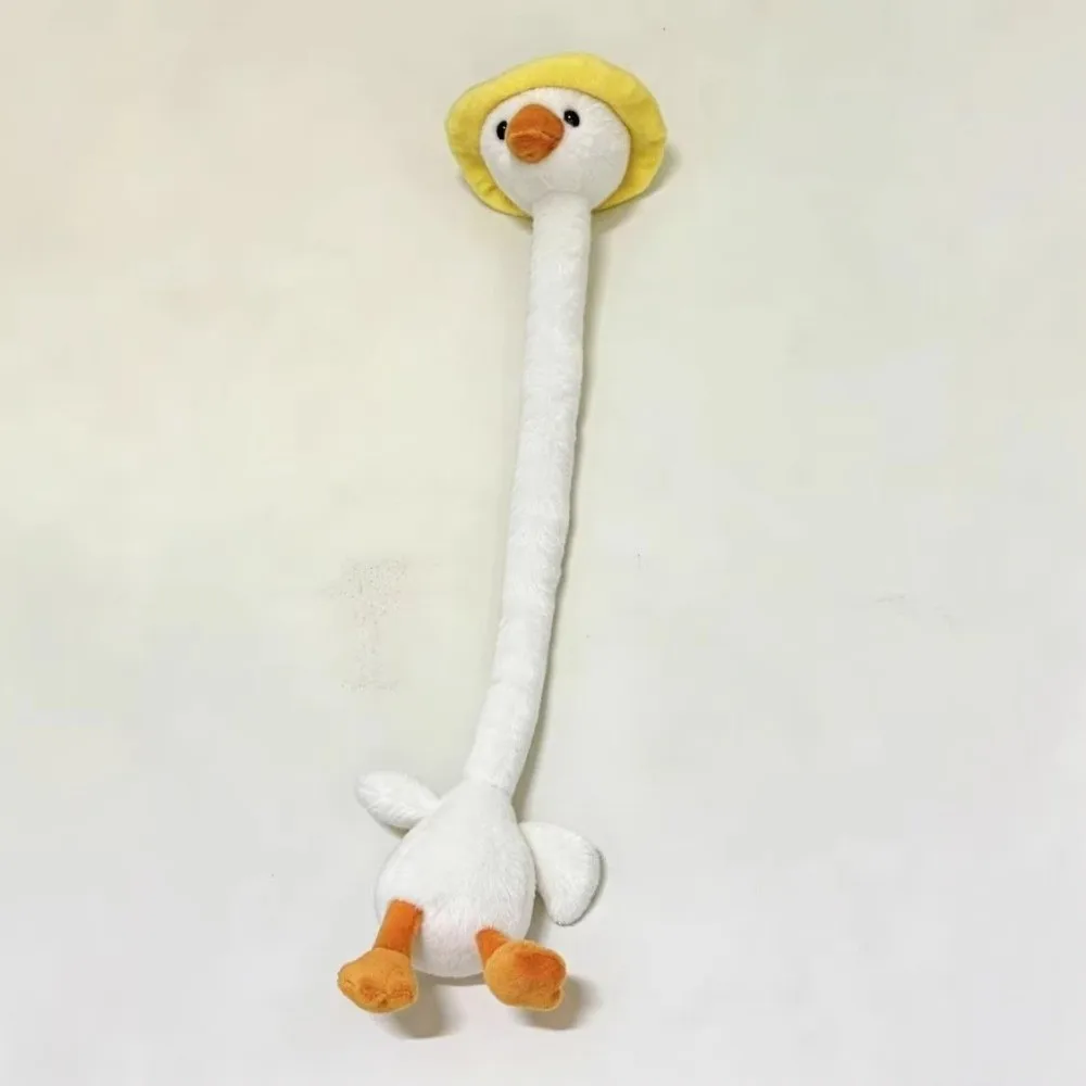 Funny Design Long Neck Animal Pendant White Color 40CM White Goose Bag Pendant Creative Gift Cute Style Cartoon Pendant