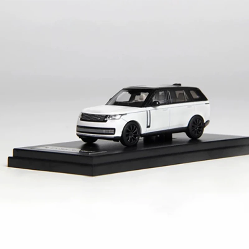 LCD Skala 1:64 Honor Genesis Edition Pojazd terenowy Czarno-biały Model samochodu ze stopu Kolekcja dziecięca Zabawka Prezent