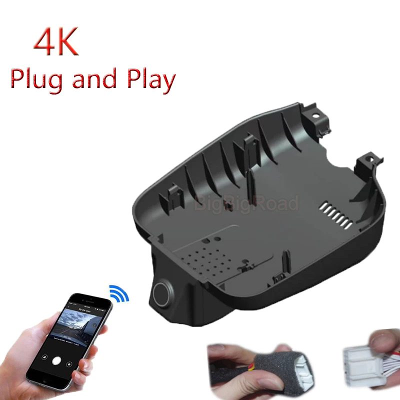 4K Plug And Play For Buick GL8 2024 Car Video Recorder Wifi DVR Dash Cam Camera FHD 2160P Wide Angle
