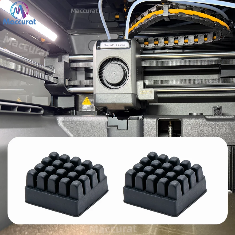 Düsenwischerblock für Bambu Lab X2D/P2S/H2D 3D-Drucker Düsen Silikonbürste Ersatzteil Flexibles Düsenreinigungsteil – Detail 3