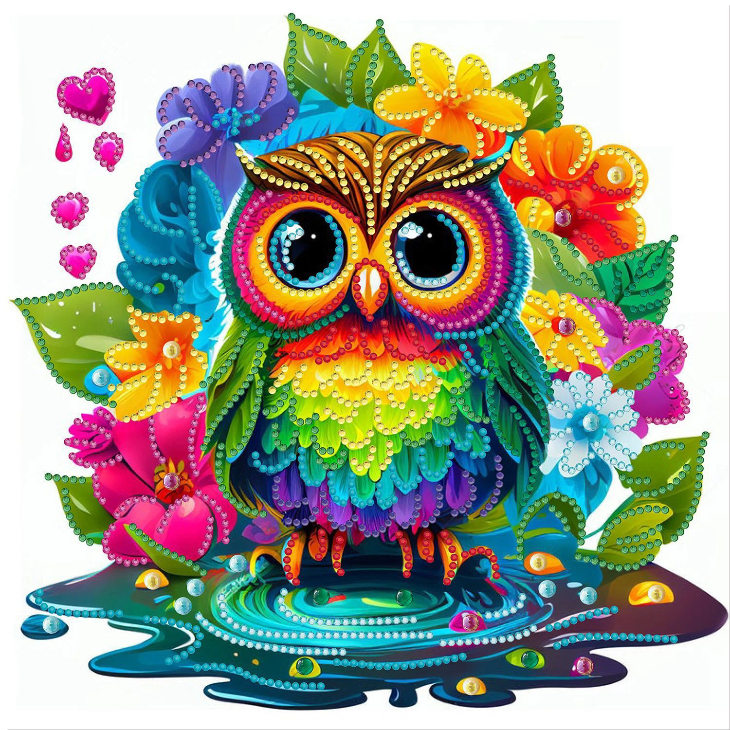 

Ruopoty Special Shape Diamond Painting Kits Diy Gift Handmade Bird Animals Cat Diamond Art Embroidery Rhinestone Home Decor