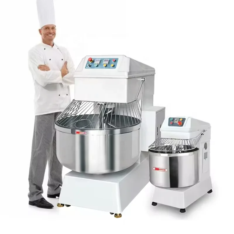 Hot Sale Powerful Spiral Dough Mixer With Double Action and Double Speed,High Working Efficiency