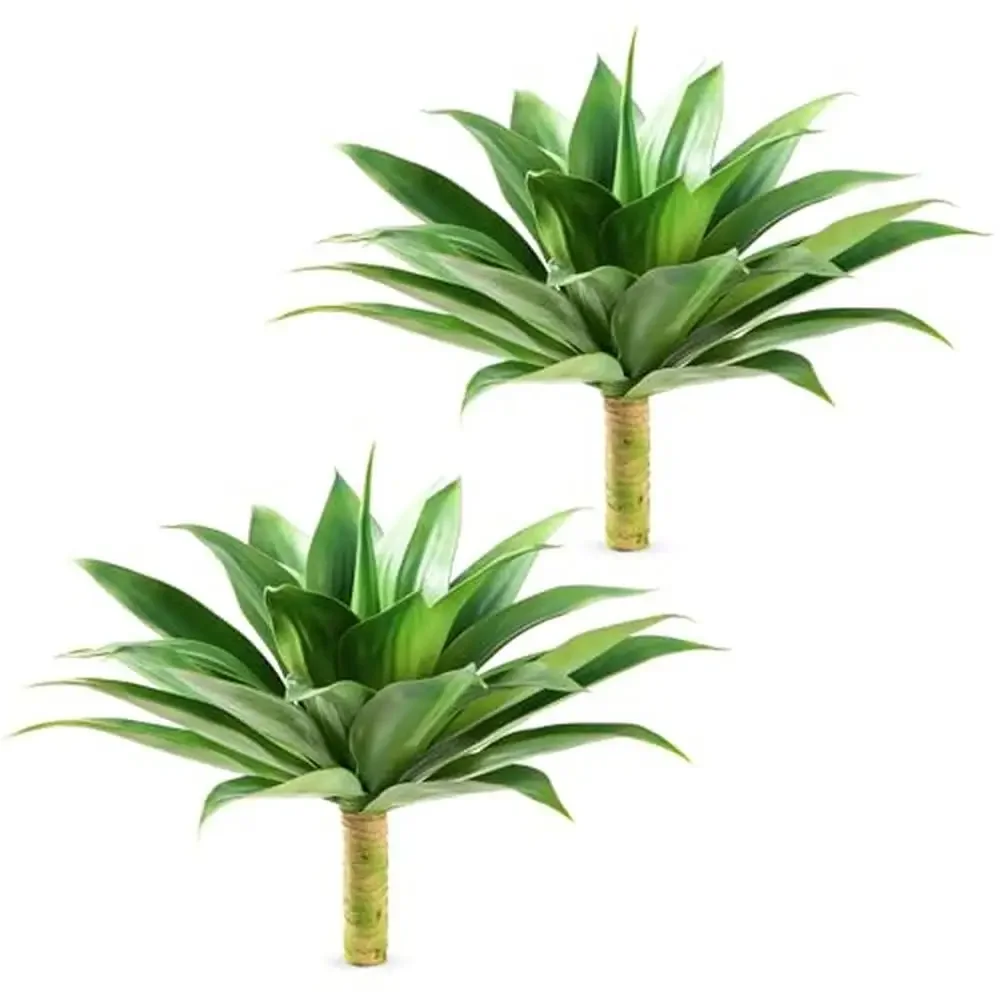 

Artificial Agave Plant Set Large Fake Outdoor Agave UV Resistant Indoor and Outdoor Decor