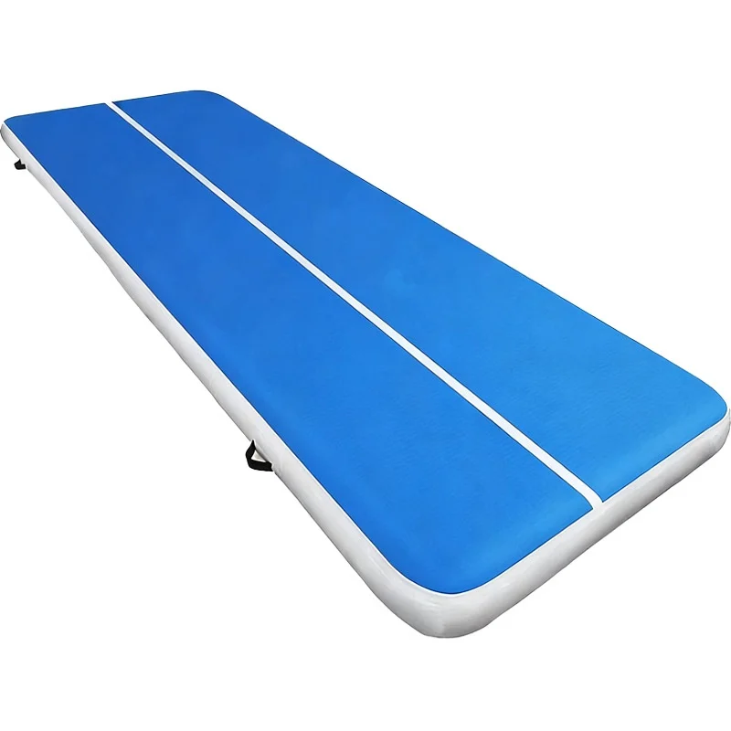 Commercial Grade Air Track - Thick Inflatable Gymnastics Floor Mat for Gym & Fitness Training