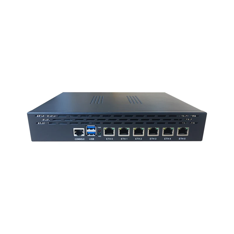 6-port 2.5G small host n100/n5105/J6412/J6413/J4125 industrial control soft routing enterprise router x86