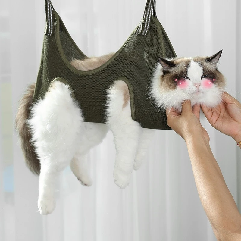 Cat bathing bag, kitten bathing tool, cat bath bag, fixed bag, multifunctional anti-scratch cat bag, cat supplies