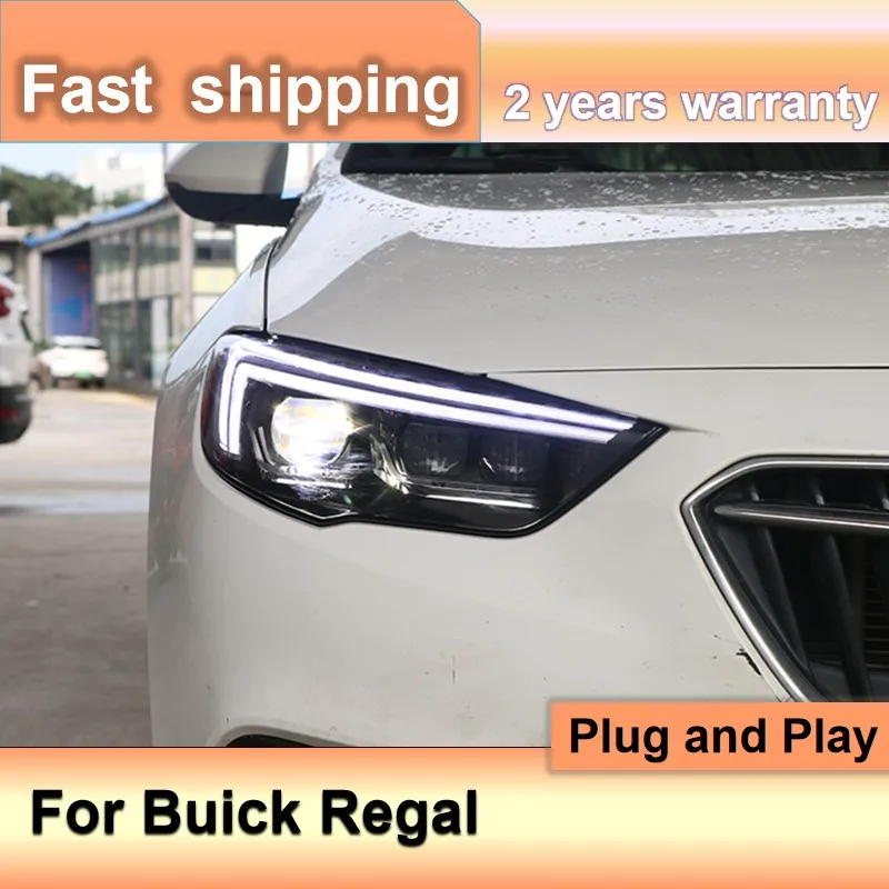 

Автомобильные аксессуары для Opel Buick Regal светодиодный фары 2017-2019 Buick Regal фары DRL сигнал поворота фары дальнего света