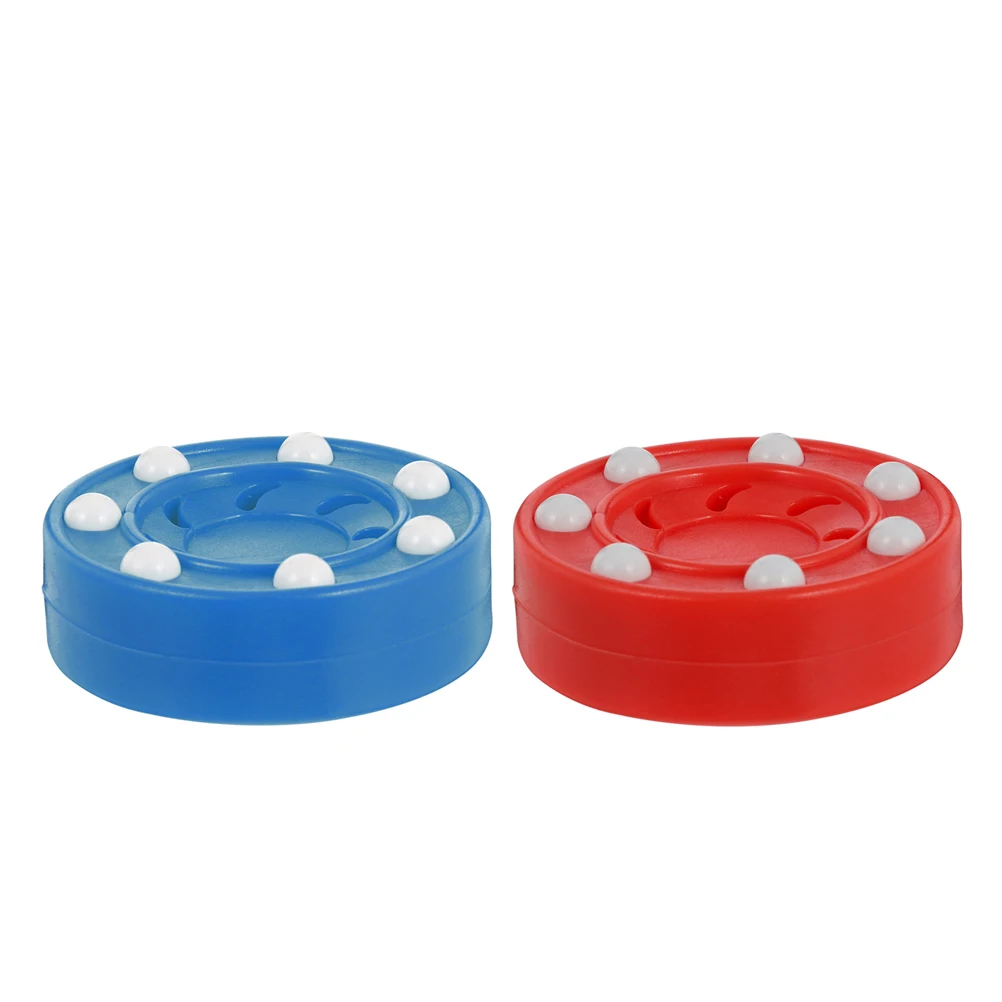 

2 шт., уличные шайбы, многоразовые тренировочные шайбы для хоккея с шайбой, прочный полипропиленовый материал для тренировок на роликовых коньках в помещении и на открытом воздухе, спорт