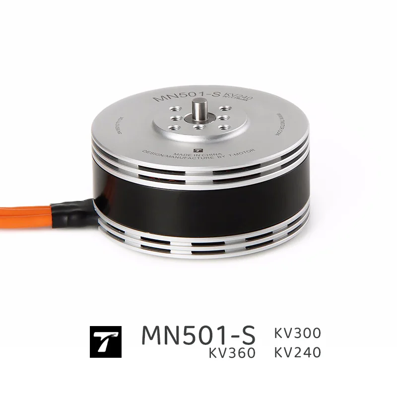 

MN501-S T-MOTOR KV240 KV300 KV360 Brushless motor working rated voltage6-12S 6-8S 6S maximum power1200W 1000W 1000W