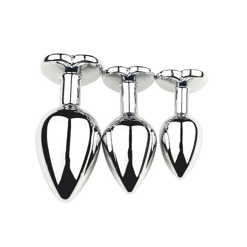 Metal Anal Plug for Women Men Couples Butt Plug Butt Toy Adult Game Masturbator Anal S/M/L Diamond Sex Toy for Adult Products - Image 6