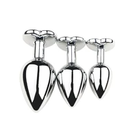 Metal Anal Plug for Women Men Couples Butt Plug Butt Toy Adult Game Masturbator Anal S/M/L Diamond Sex Toy for Adult Products - Image 6