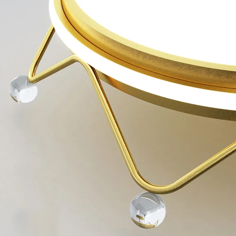 Nordic Cream Style Ceiling Light Modern Simple Originality Crown Ceiling Light Children's Room Indoor Lighting Lampu Siling FYCL