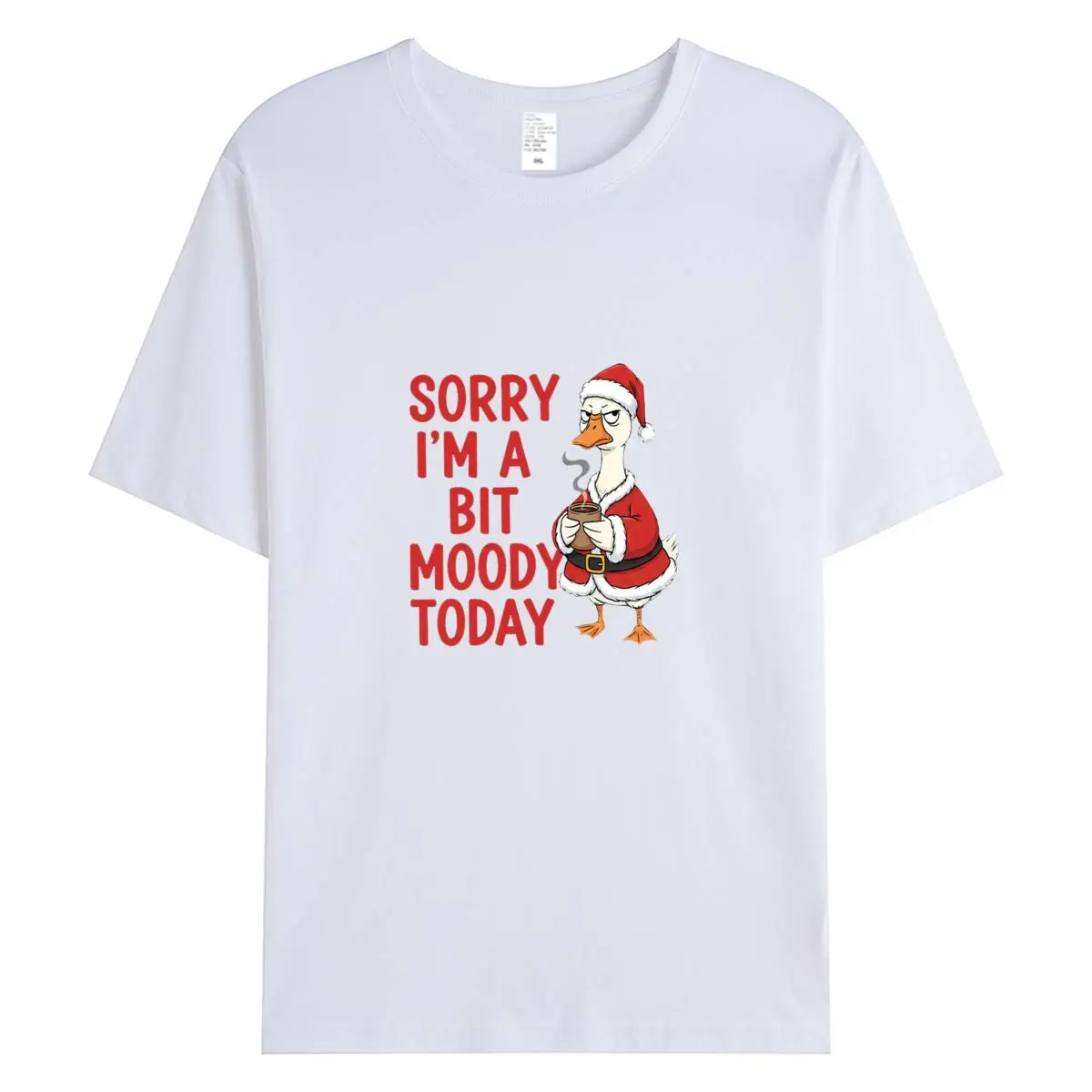 تي شيرت نسائي قطن 100% تي شيرت صيفي تي شيرت نسائي بأكمام قصيرة ملابس 2026 تي شيرت برسومات مضحكة على شكل بطة تي شيرت نسائي كبير الحجم