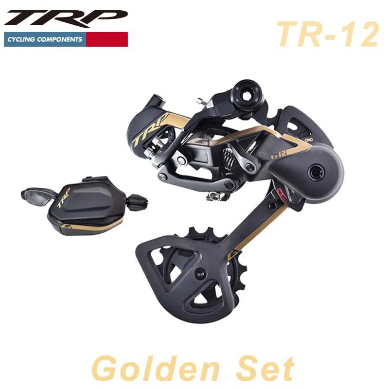 

TRP TR12 Gear Kit New Trail Riding Bike Groupset Shift And Rear Derailleur Silver Golden Cross Country Bicycle Parts