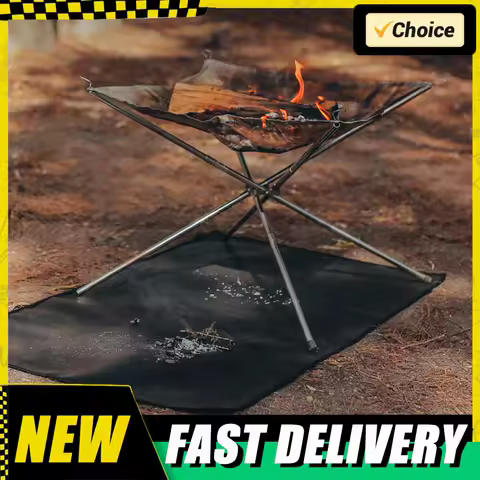 Patio Protective Mats Oil-Proof Fireproof Grill Mat Heat Insulation High Temperature for Outdoor Camping for Ground Deck Lawn