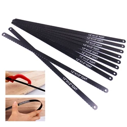 10/20Pcs Hacksaw Blades Carbon Steel 12 Inch 24T 300mm Metalworking Saw Blades for Cutting Metal DIY Hand Tools