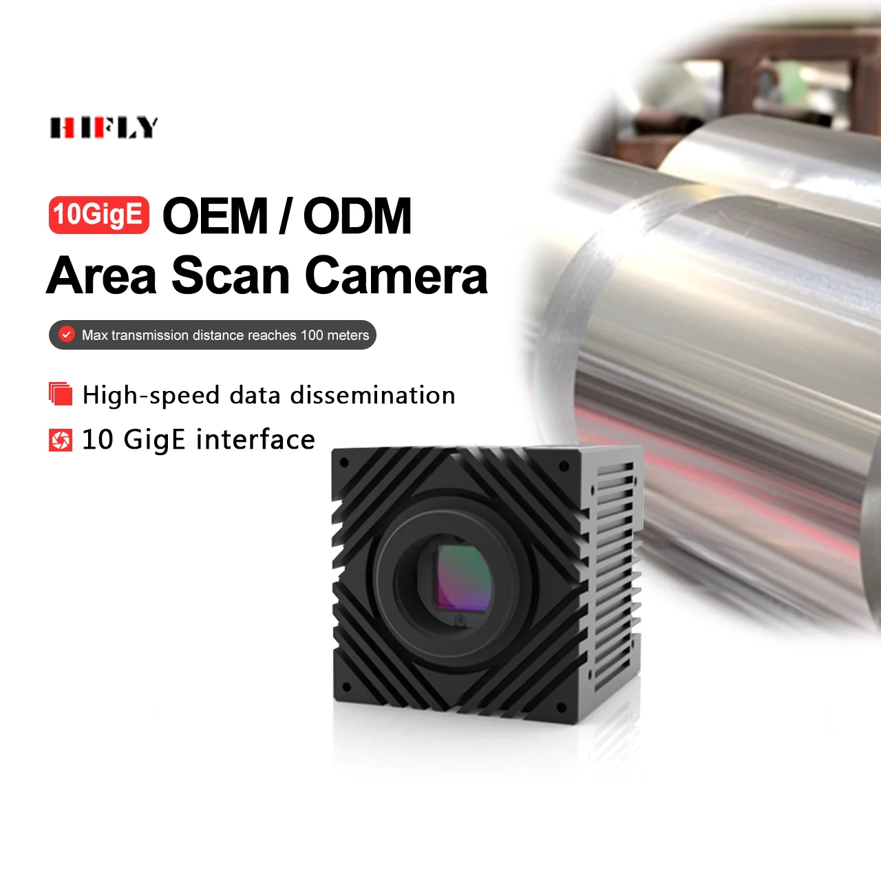 High Speed 500fps 1000 fps IMX425 Color Mono Global Shutter Cmos Robot Camera