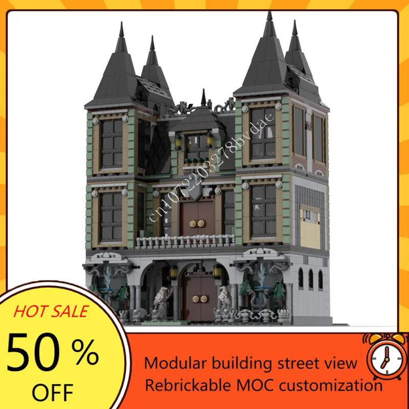 

3041 шт. модульная Метфоя Саджор модульная MOC креативная модель с видом на улицу строительные блоки архитектура DIY образовательная модель игрушки подарки