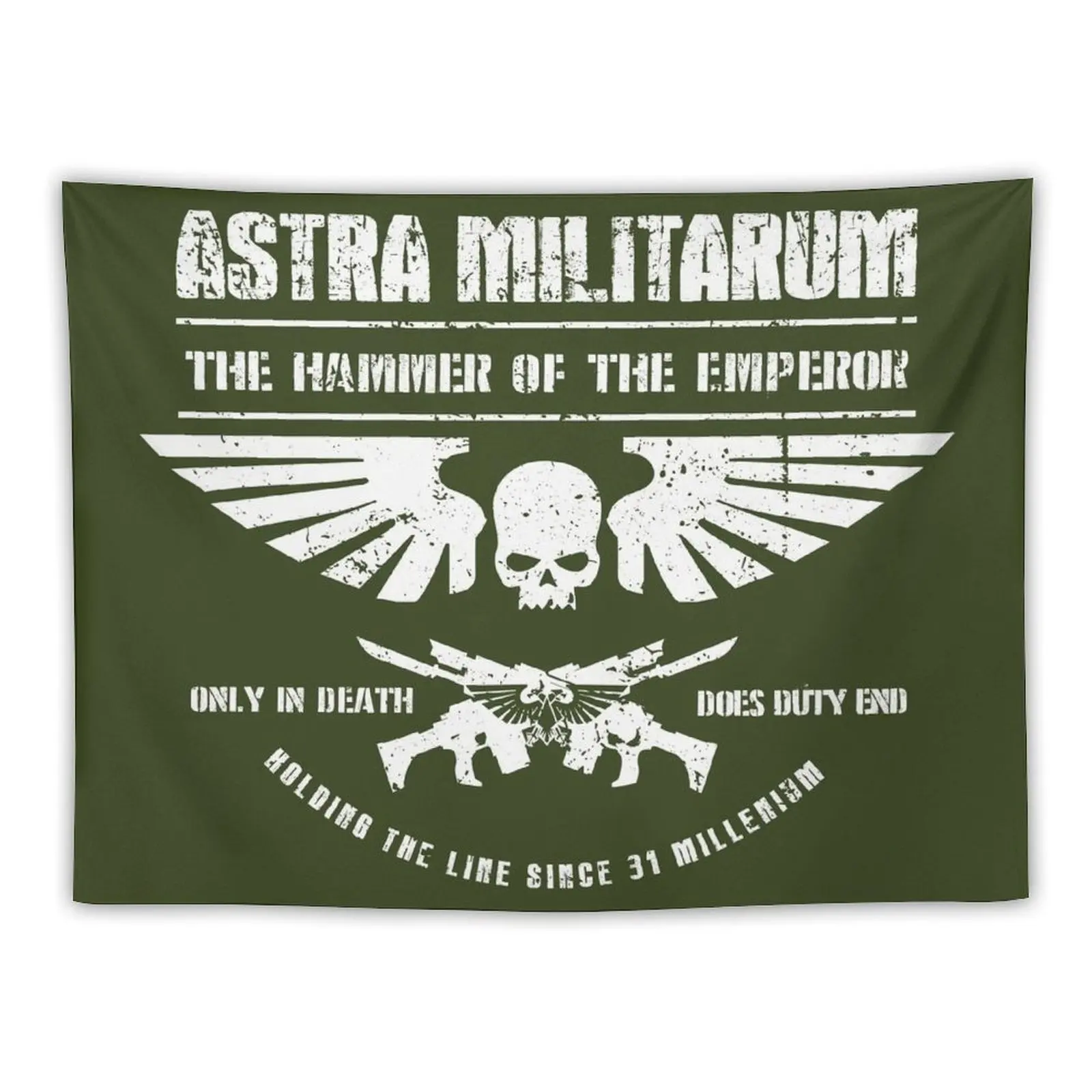 

Hammer of the Emperor - Astra Militarum Imperial Guard Tapestry Kawaii Room Decor Tapestry