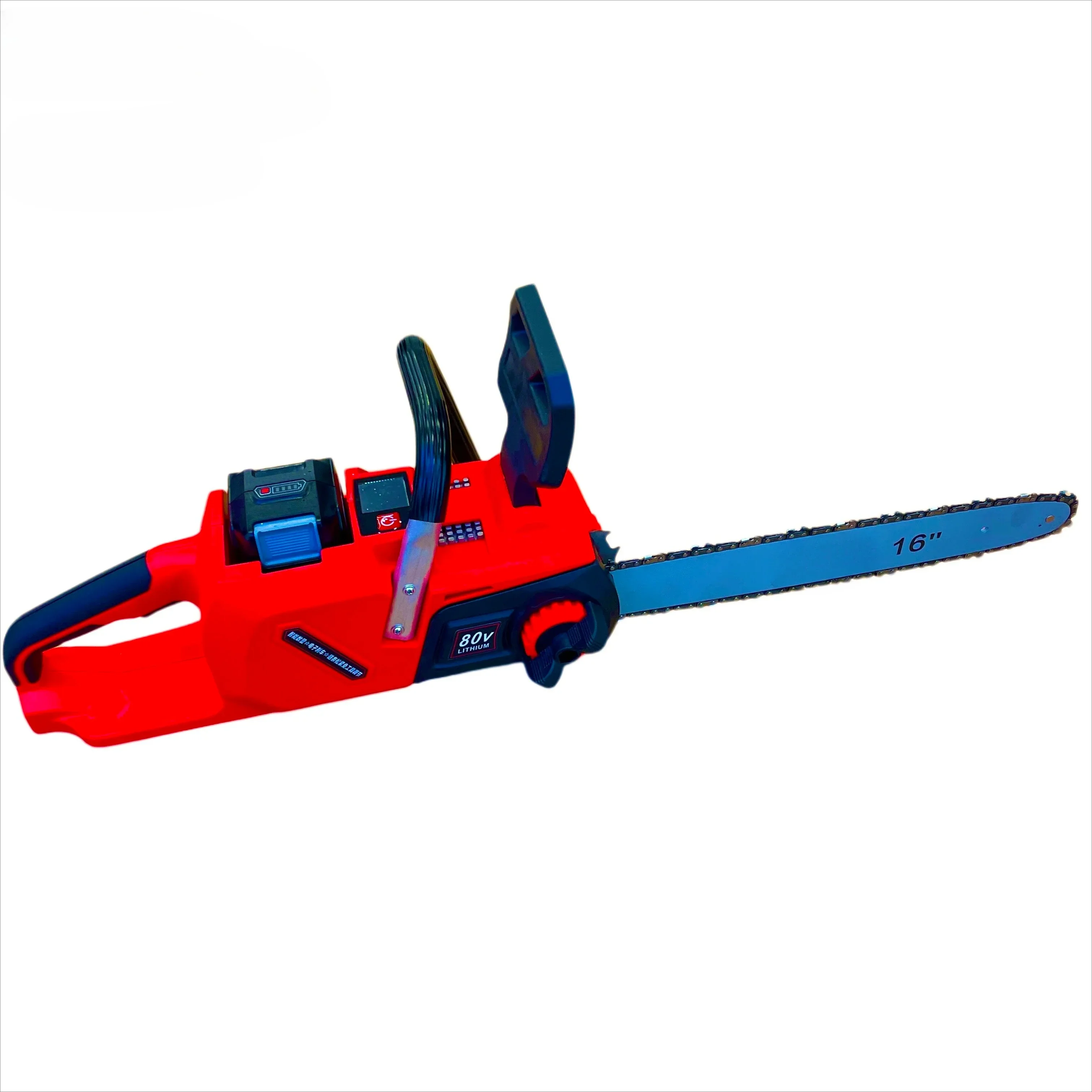 

16'' High Speed Brushless Lithium-Powered Chainsaw Electric Rechargeable Industrial & DIY Wood Saw With High Speed Batteries