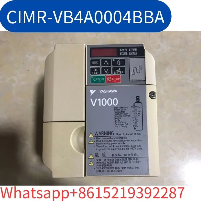 

CIMR-VB4A0004BBA inverter 1.5kw/0.75KW 380V tested ok Fast Shipping