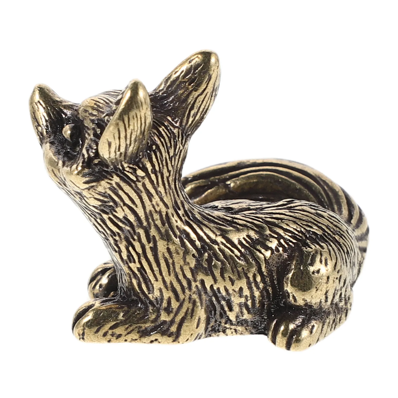Vintage Brass Fox Cabinet Pulls Animal-Themed Drawer Handles for Dresser Wardrobe Kitchen Cupboard Retro Decorative Hardware
