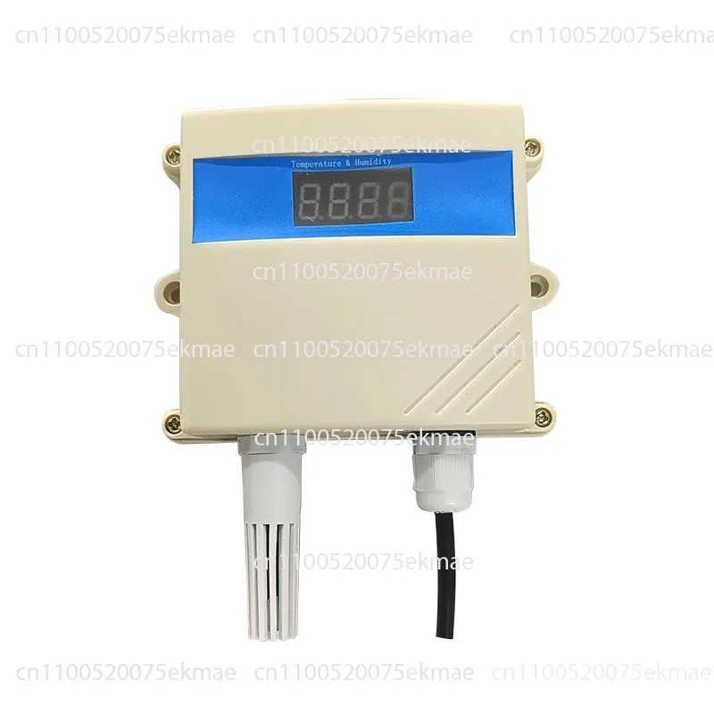 

Temperature and Humidity Sensor Transmitter Analog RS485 Wall-mounted Industrial Temperature and Humidity Meter Detector