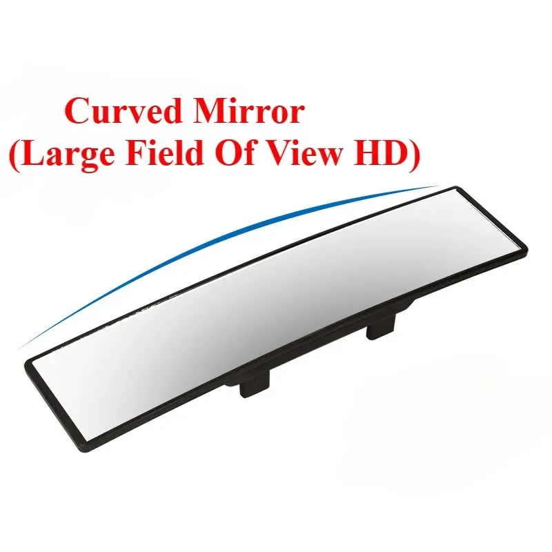 

Car Rear Mirror Wide-angle Rearview Mirror 30*7.5*3.6CM Convex Curve Panoramic Interior Rear View Anti-glare Mirror，Auto parts