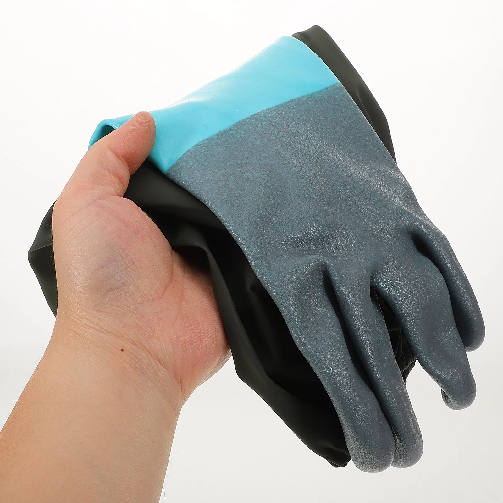 

Heavy Duty Waterproof Anti- Work Gloves Men Non-Slip Protective Outdoor Warehouse Safety Gear Durable Comfortable For