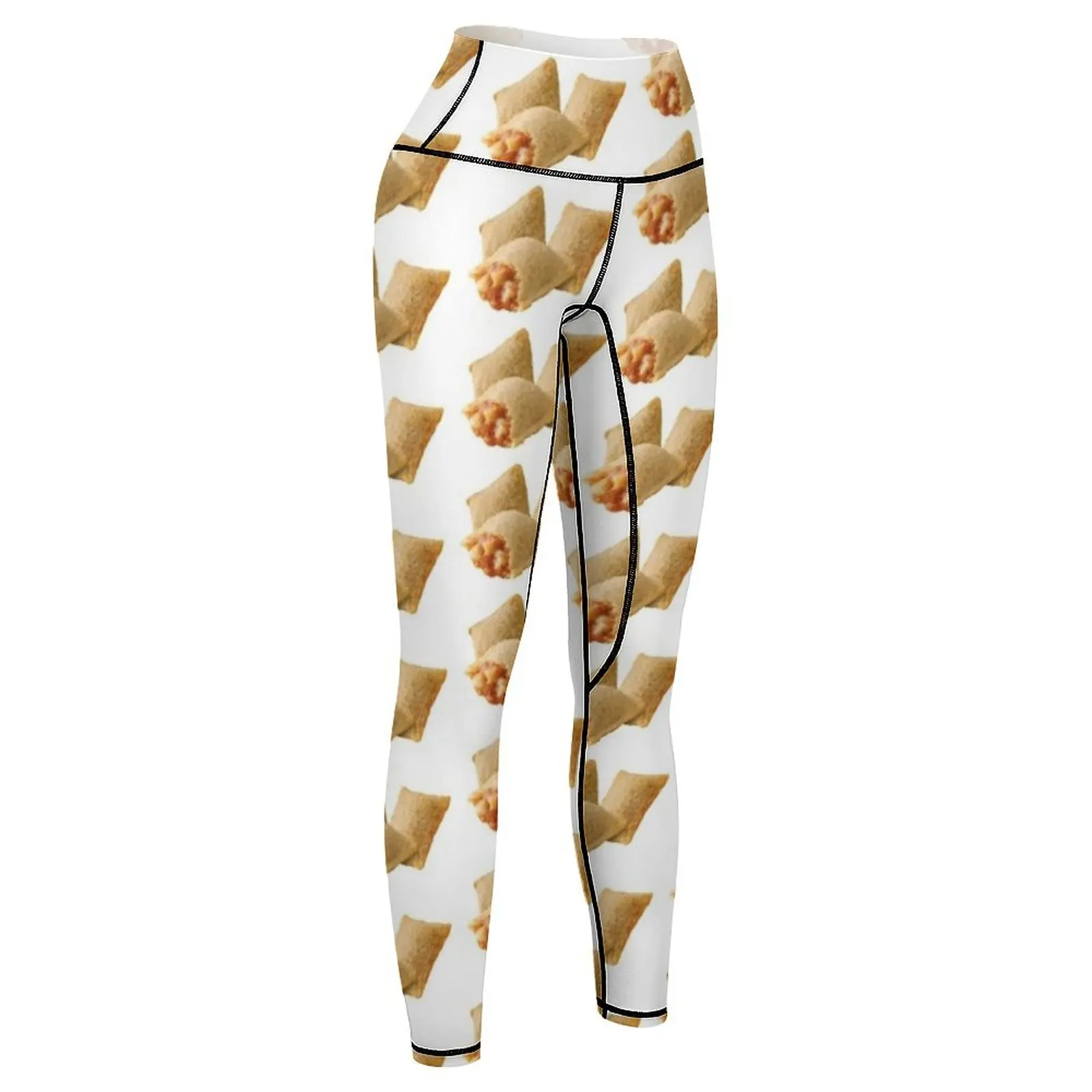 Pizza Rolls Leggings gym top legging pants raises butt push up fitness sports shirts gym Womens Leggings