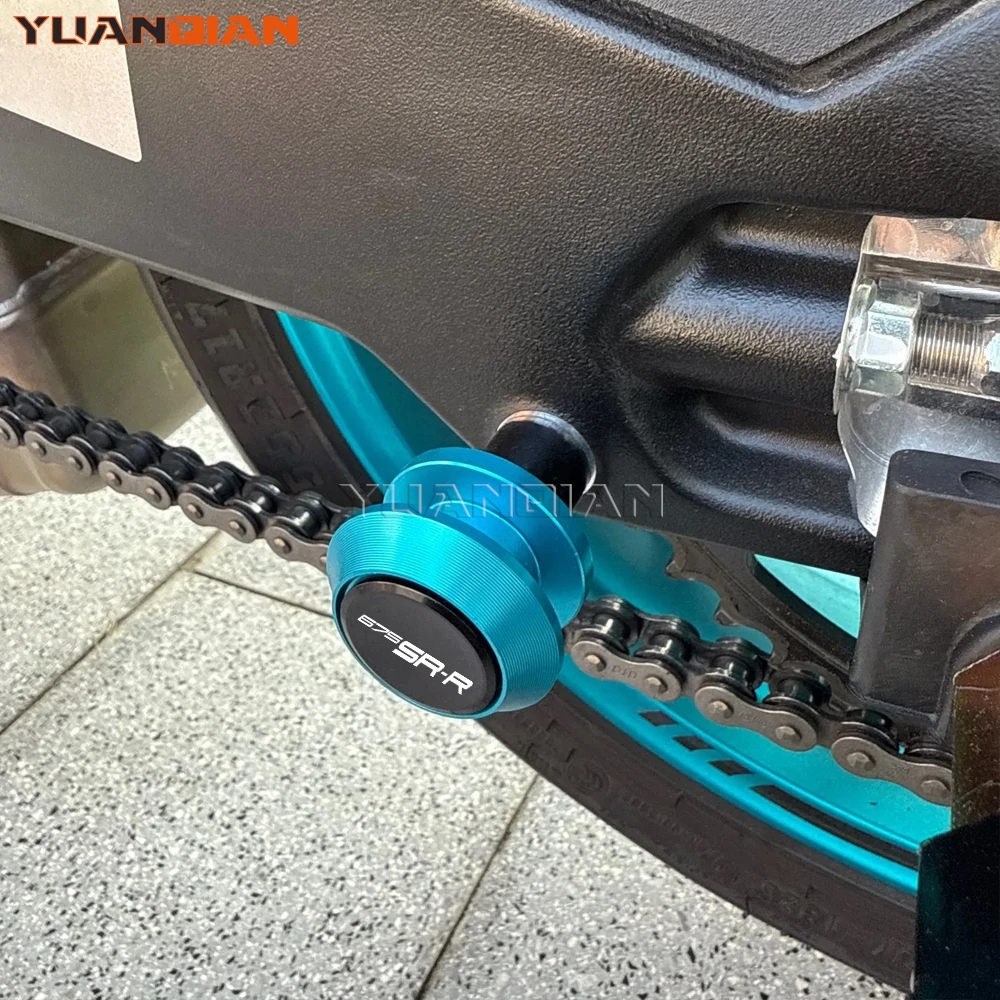 For CFMOTO CF MOTO 675SRR 675SR-R 675 SRR SR-R 2024 2025 2026 Motorcycle Accessories Rear Swingarm Slider Stand Swing Arm Spools