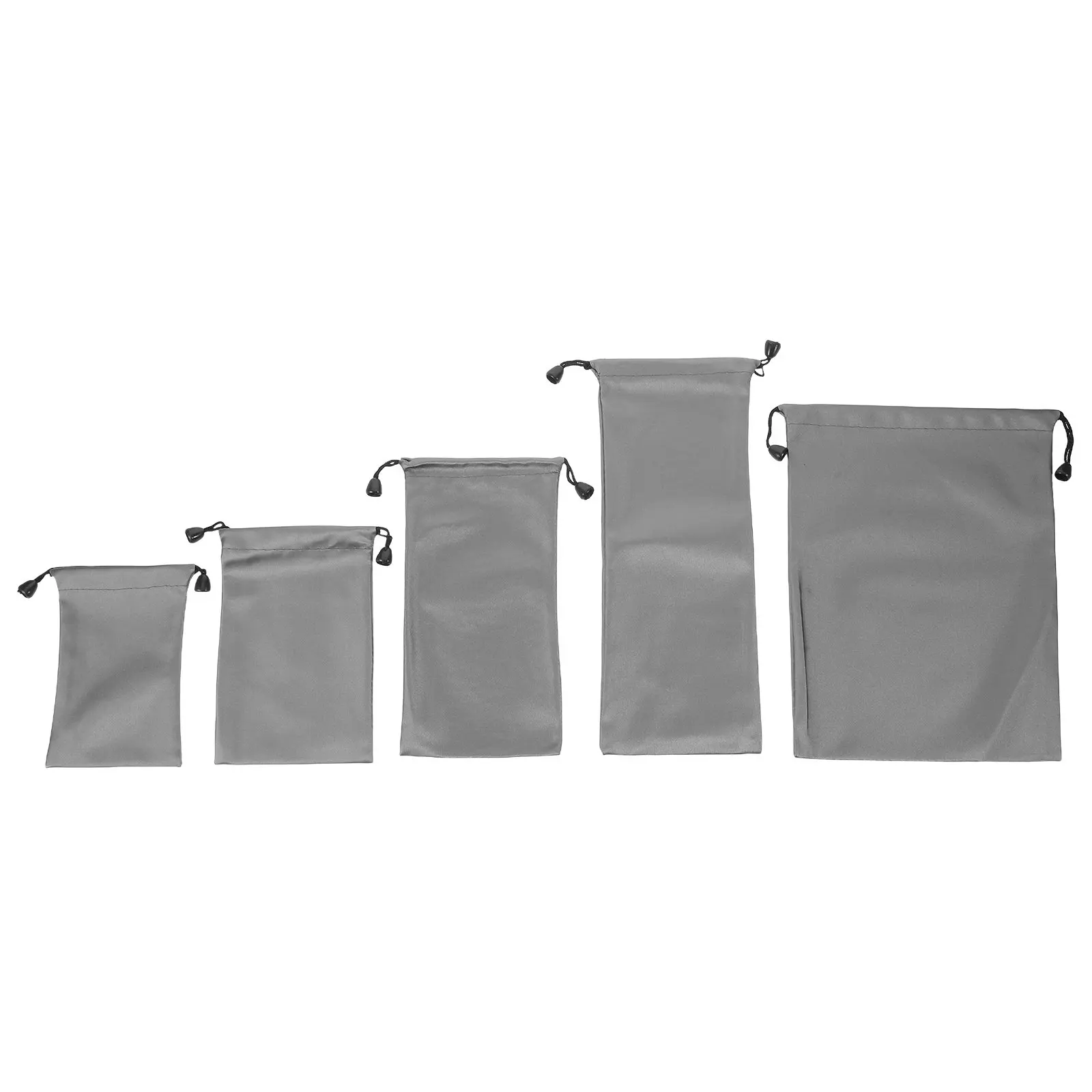 

5Pcs Travel Cable Organizer Pouch Drawstring Electronics Storage Bag for Power Bank Charger USB Cables Accessories Nylon