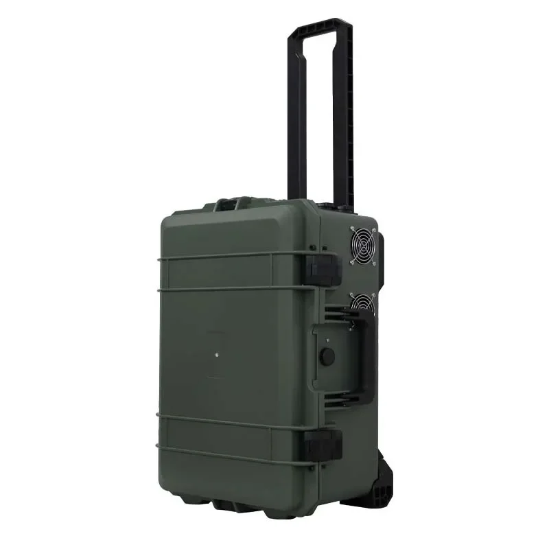 Factory Generator Portable Trolley Box Mobile Power Supply 220V Alternator Power Station AC 3KW LFP Battery DC Output