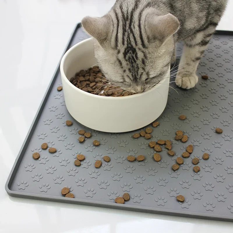 Tovaglietta per animali domestici tappetino per cibo per cani per gatti tappetino per mangime per gatti tappetino per mangiatoia per cani gatti