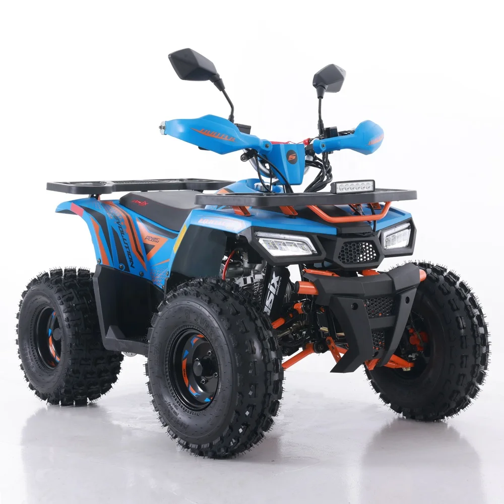 Motor ATV 110 Customized All-terrain Four-wheel Beach Buggy Double Four-wheeler Adult Motor 110cc Automatic 12V 5AH Farm ATV