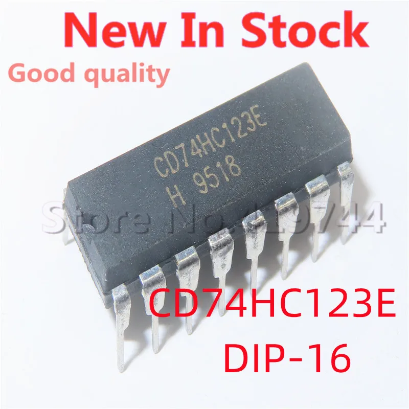 5PCS/LOT CD74HC123E 74HC123 DIP-16 Monostable Multi-frequency Oscillator In Stock NEW original IC