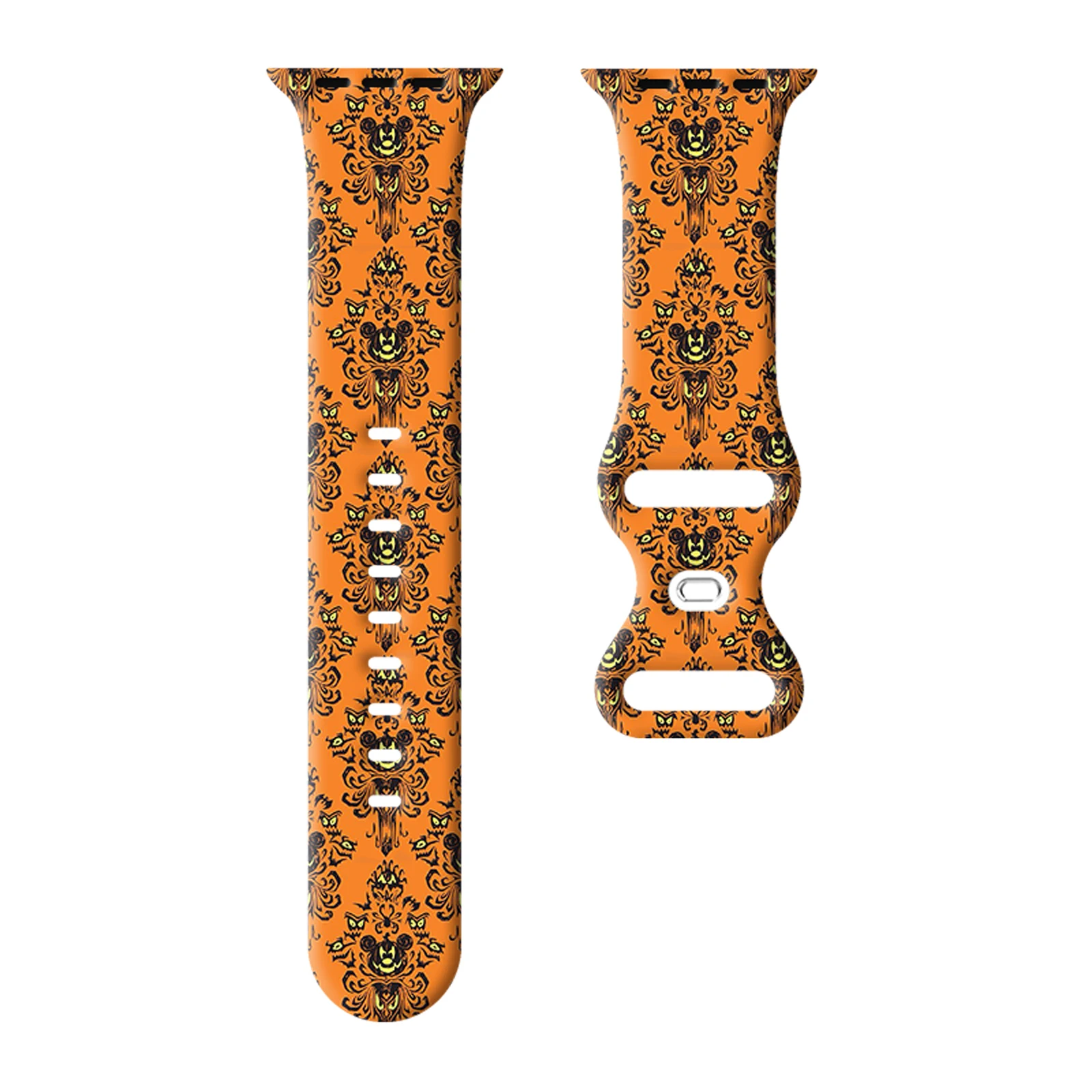 

Silicone printed watch strap for Apple Watch 11 10 9 8 7 Silicone Band Replaceable Bracelet for iWatch 46mm 44mm 42mm 41mm