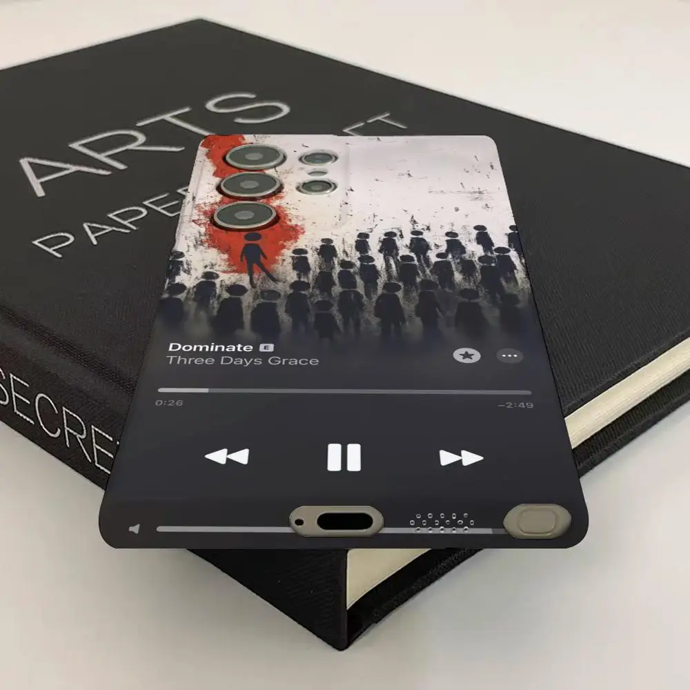 T-Drie Dagen Grace Telefoon Case Voor Samsung S25 Shell Galaxy S24 Ultra 23 plus S22 21 A56 36 glanzende Film Hard PC Cover