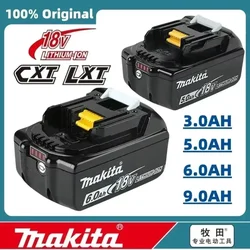 Batería original Makita de 6Ah compatible con herramientas eléctricas Makita de 18V DDF487 DGA404 DTW700 DTD173 DHP487 reemplazo