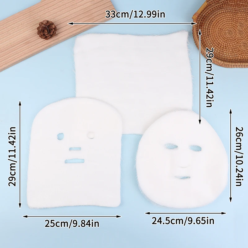 50 pièces pur coton doux Salon de beauté appliquer masque doux beauté gaze bloc masque jetable spécial visage soins de la peau gestion