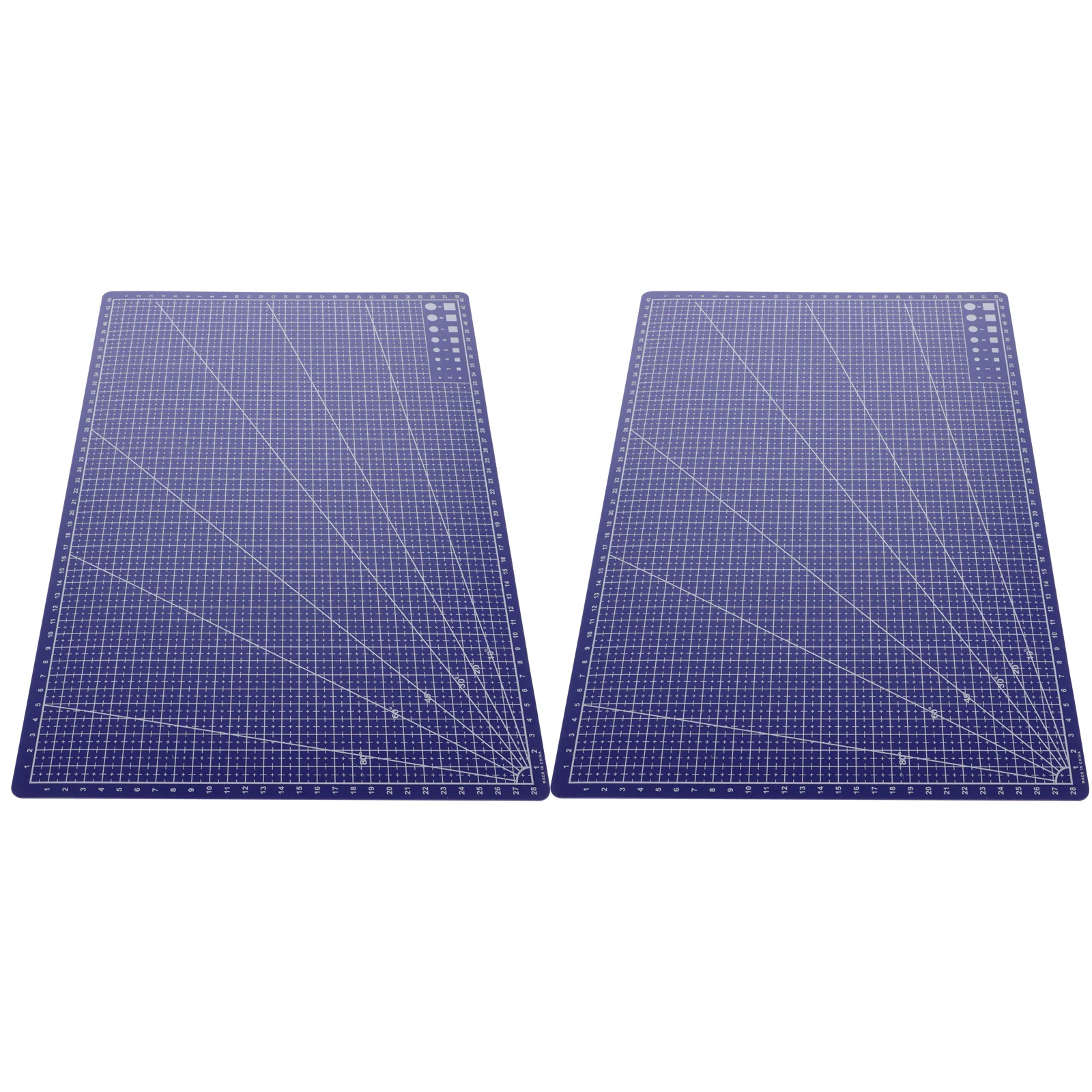 2 قطعة الحصير القطع على الوجهين لتقوم بها بنفسك لوح الحرف PP البلاستيك الفن القص لوحة لمشاريع الخياطة ورقة النقش نحت #4