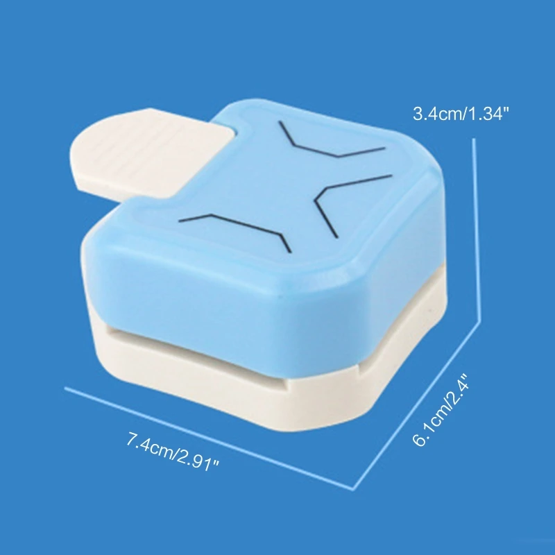 20CB 3 Way Beauty Shape Corner Punch, 3 in 1 Corner Paper Cutter Rounder for Paper Crafts, Laminate, Cardstock, Business Card